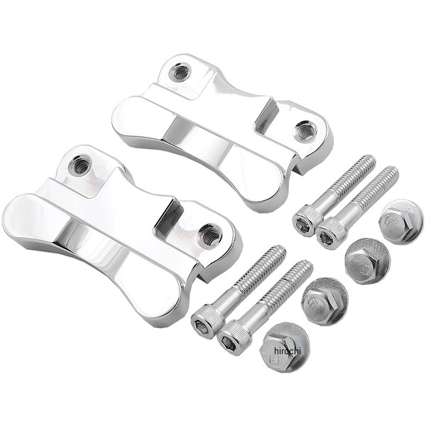 フロントフェンダー アダプター 21インチ 86年以降 FLST クローム