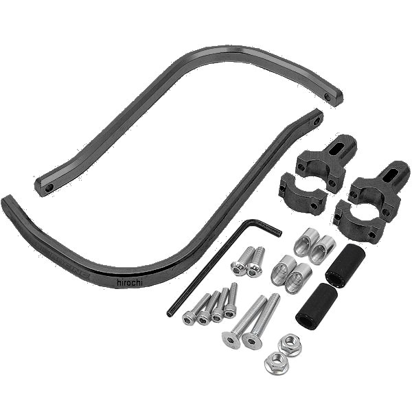 ハンドガード アルミ 22mmバー 標準 黒