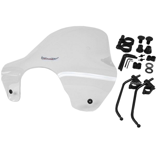 ウインドシールド スポーツ 21インチ高 汎用 クリア