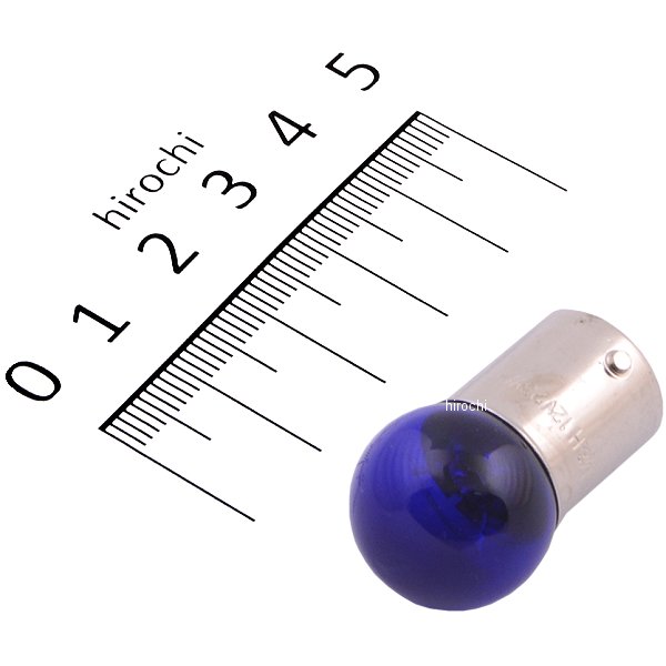 口金シングル球 12V23W ウインカー球 (ブルー) (1個売り)