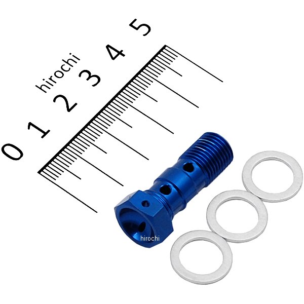 バンジョーボルト ダブル P1.00 brembo対応 青