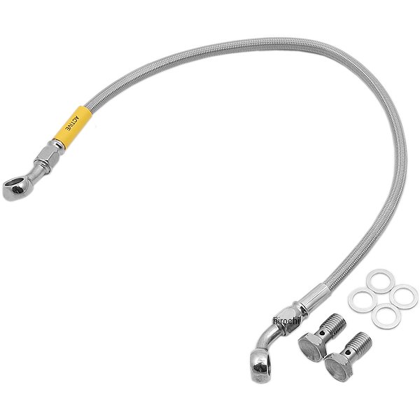 グッドリッジ ビルドアライン リア ブレーキホースキット 09年以降 ZRX1200 DAEG ステンレス/クリア