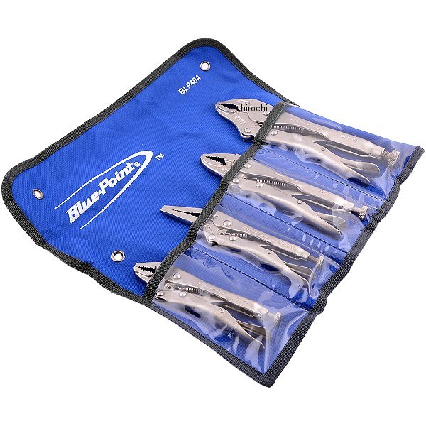 ブルーポイント 標準グリップ ロックプライヤー 4個 セット