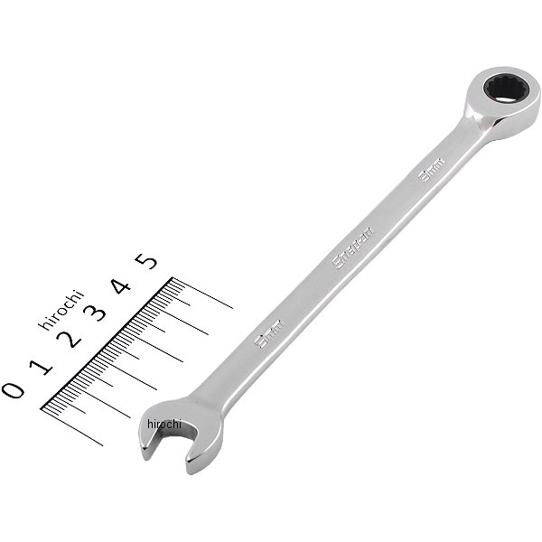 フランクドライブ 0°オフセット オープンエンド スタンダードレンチ 12角 9mm