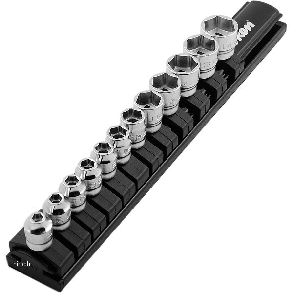 RS2400MZ/12 Z-EAL 1/4"(6.35mm)SQ. 6角ソケットレールセット 12ヶ組