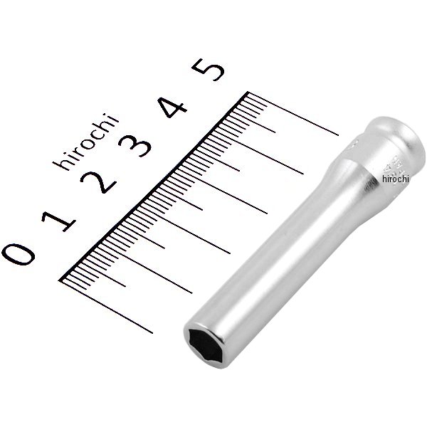 Z-EAL 1/4"(6.35mm)SQ. 6角ディープソケット 6mm