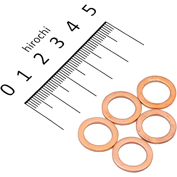 クラッシュワッシャー 内径10mm 銅 5枚入り