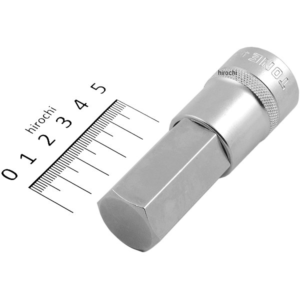 ヘキサゴンソケット 対辺 22mm 長さ 80mm 差込角 12.7mm (1/2インチ)