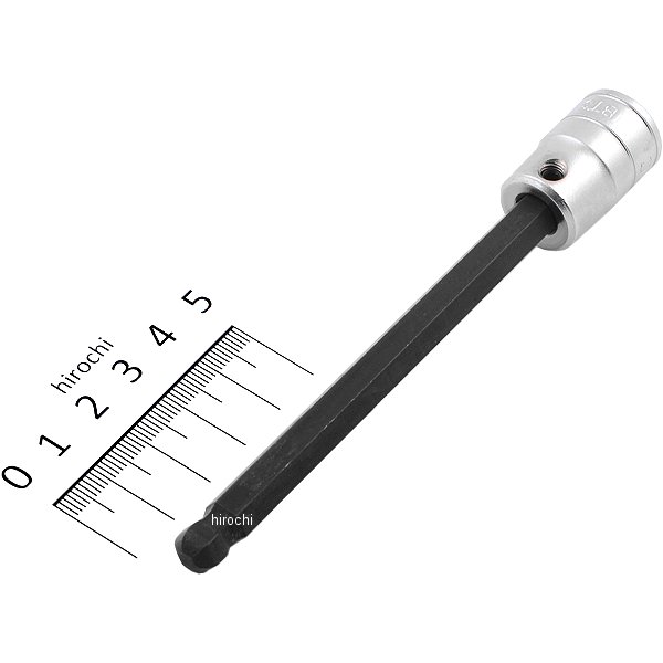 BT3-5/16BPL  京都機械工具 9.5sq ロングボールポイントヘキサゴンビットソケット 5/16インチ