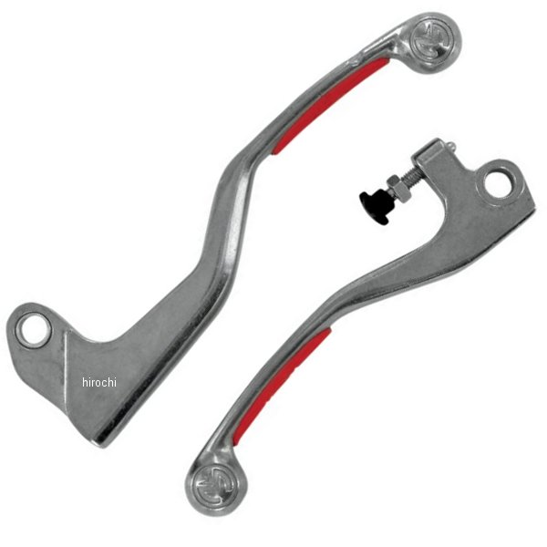 レバーセット コンペディション 03年以降 CRF230F、CRF150F 赤