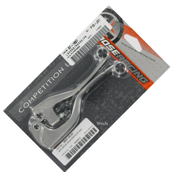 レバーセット コンペディション 93年-96年 KX500、KX250、KX125 黒