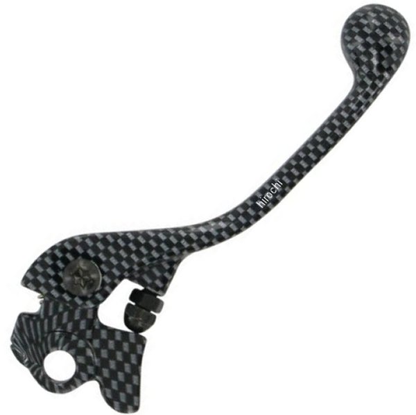 ブレーキレバー カーボン調 97年-09年 ヤマハ、スズキ、カワサキ