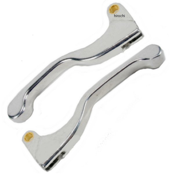 レバーセット ショート 72年-88年 ヤマハ、スズキ、カワサキ シルバー