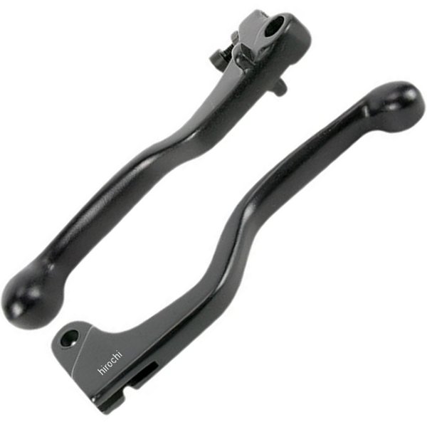 レバーセット ショート 84年-91年 CR500R、CR250R、CR125R 黒