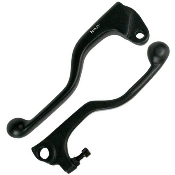 レバーセット ショート 90年-96年 KX250、KX125 黒