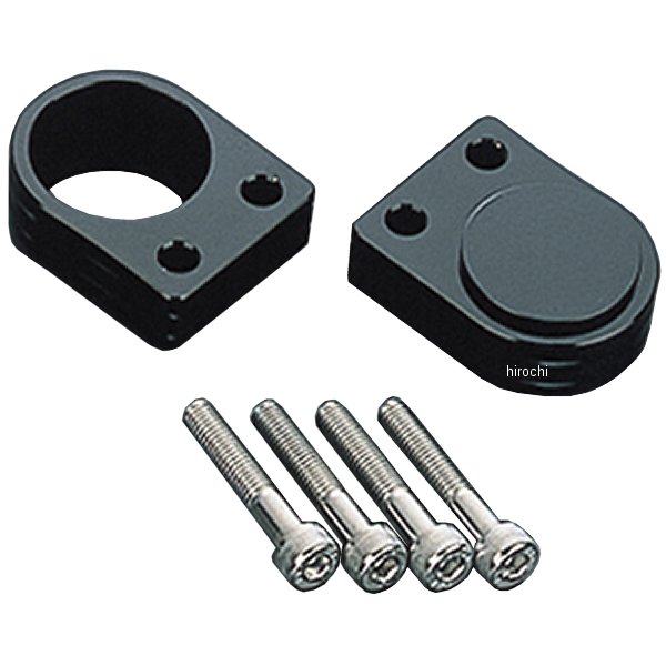 ポジションアップスペーサー 17mmアップ 91年-03年 GPZ900R 黒