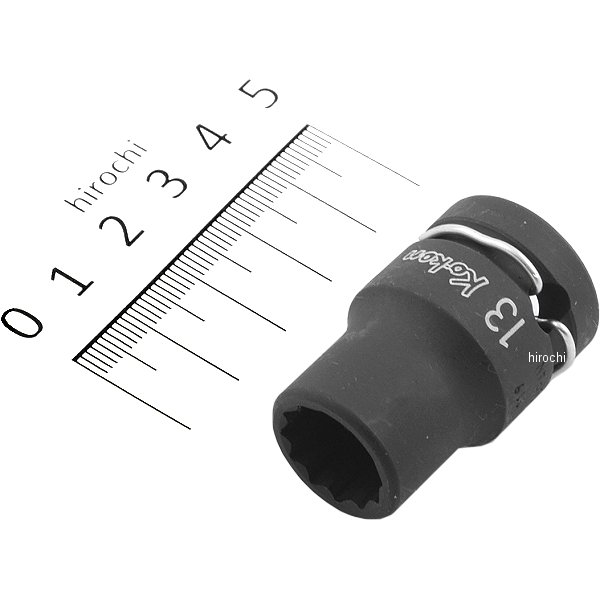1/2インチsq 薄肉インパクトソケット(12角) 13mm