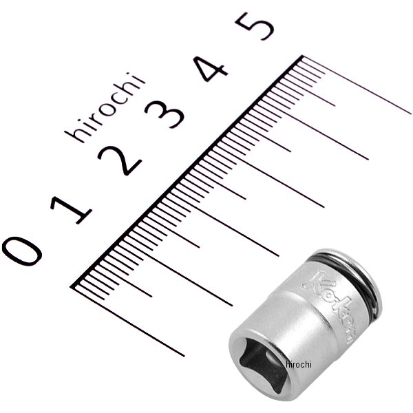 1/4インチsq ナットグリップソケット 7mm