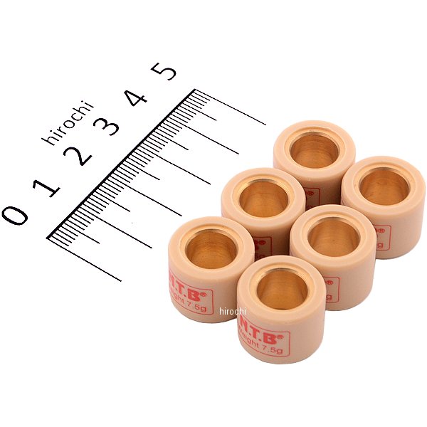 ウエイトローラー 90年-02年 ライブディオ、ジャイロキャノピー 16φ×13 7.5g 1セット6個入り