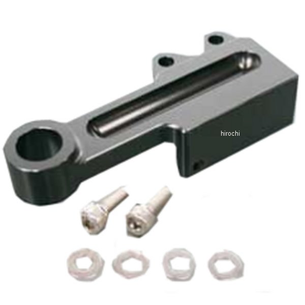 リアキャリパーサポート ブレンボ40mmピッチ 左側用&STDローター径対応 04年 XL1200、XL883 黒