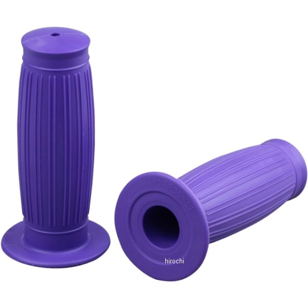 ミニタルグリップ スタンダード 非貫通タイプ φ22.2mm用 左右セット 紫