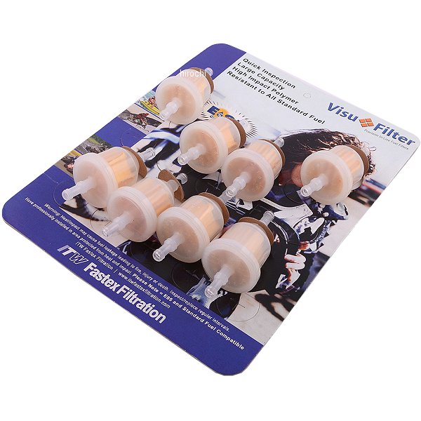 フューエルフィルター 内径8mm 幅25mm 直径38mm (8個入り)