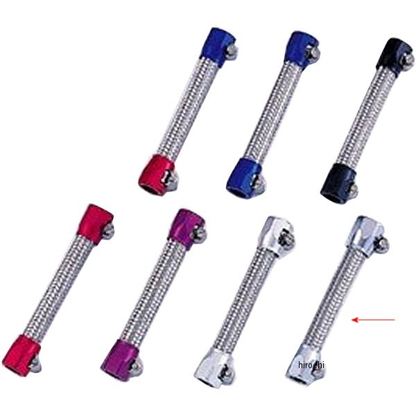 ブレードホースキットフロントマスター用 VFR400 NC30 クローム