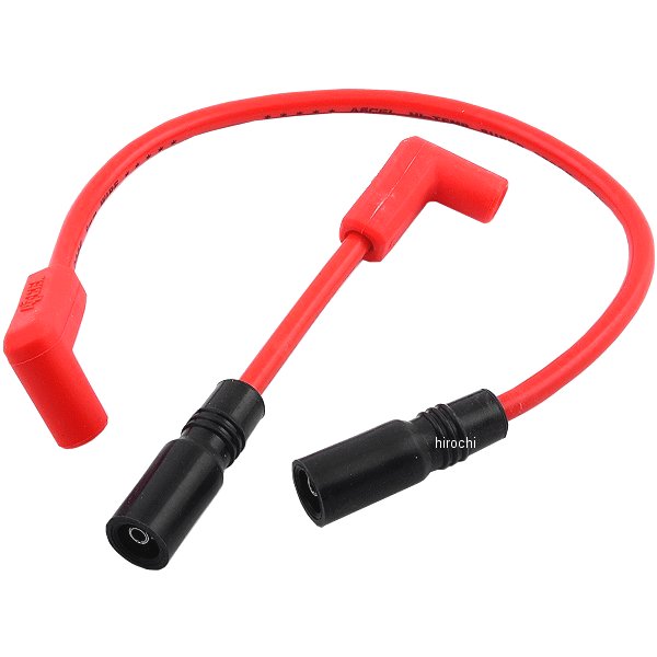 8mm プラグコード 00年-17年 ソフテイル 赤