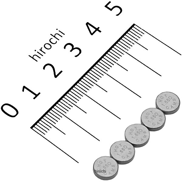 バルブシム(5個入り) 7.48mmX1.65mm