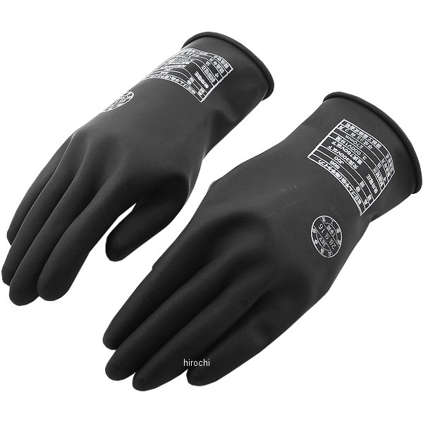 フリー 低圧用絶縁薄手ゴム手袋(直流750V)