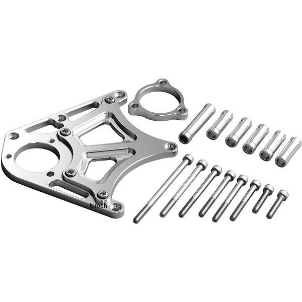 スプロケットカバー クラッチピストンベース 08年以前 カワサキ ZRX1200R、ZRX1100 シルバー