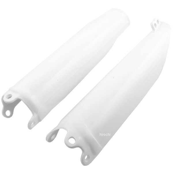 フォークカバー 09年-10年 CRF250R、CR450R 白