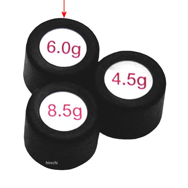 プーリーウエイトローラー ライブディオ、スーパーディオ 6.0g 3個入り