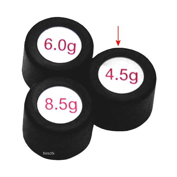プーリーウエイトローラー アプリオ、スーパージョグZ、スーパージョグZR 4.5g 3個入り