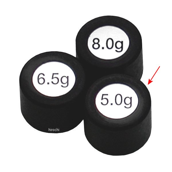 プーリーウエイトローラー アプリオ、スーパージョグZ、スーパージョグZR 5.0g 3個入り