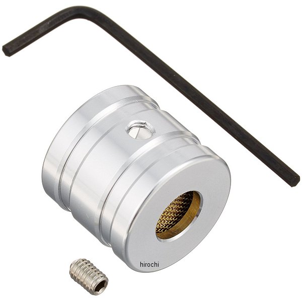 ブリーザーホースエンド 内径12mm 外径18mmホース用 シルバー