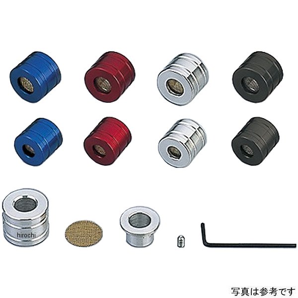 ブリーザーホースエンド 内径15mm 外径22mmホース用 シルバー