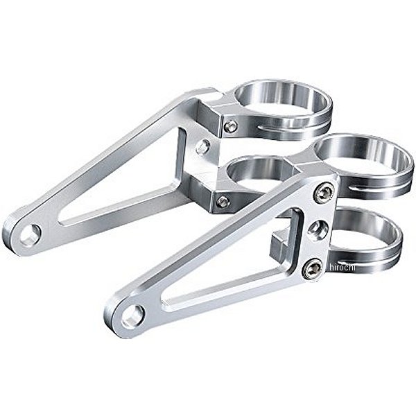 マシンドホリゾンヘッドライトステー 2クランプ φ39mm シルバー