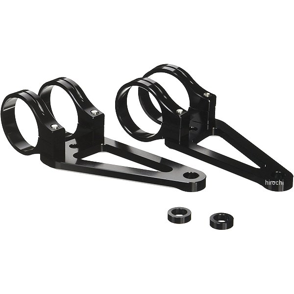 φ35マシンドホリゾンヘッドライトステー 2クランプタイプ φ41mm 黒