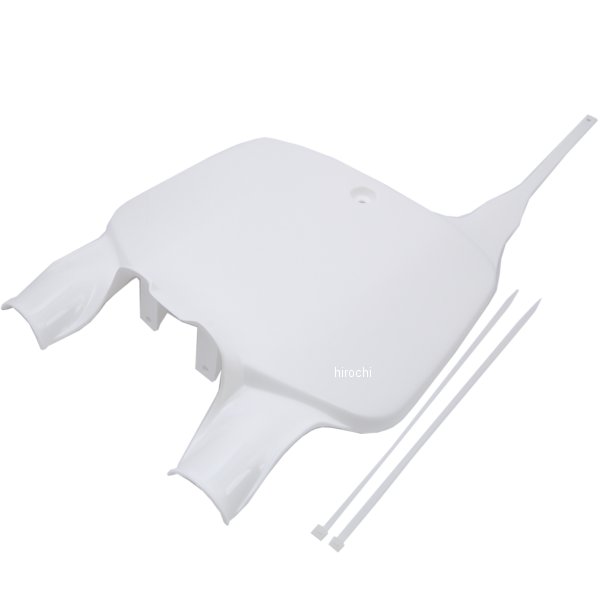 フロントナンバープレート 96年-03年 KX500、KX250、KX125 白