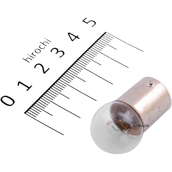 口金シングル球 12V8W ウインカー/ライセンス球 (クリアー) (1個売り)