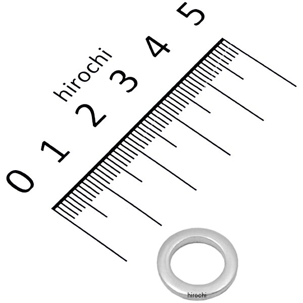 クラッシュワッシャー 内径10mm アルミ 1枚入り