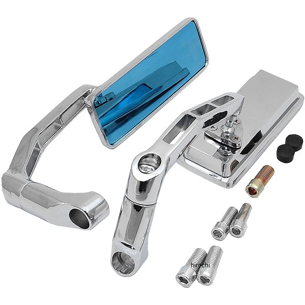 ミラー 30号 スクエアタイプ 鏡面ブルー 左右セット