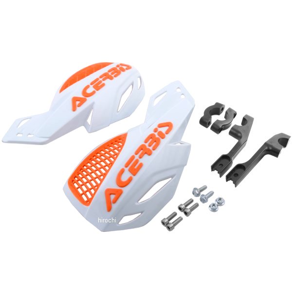 Vented Uniko ハンドガード 白/オレンジ