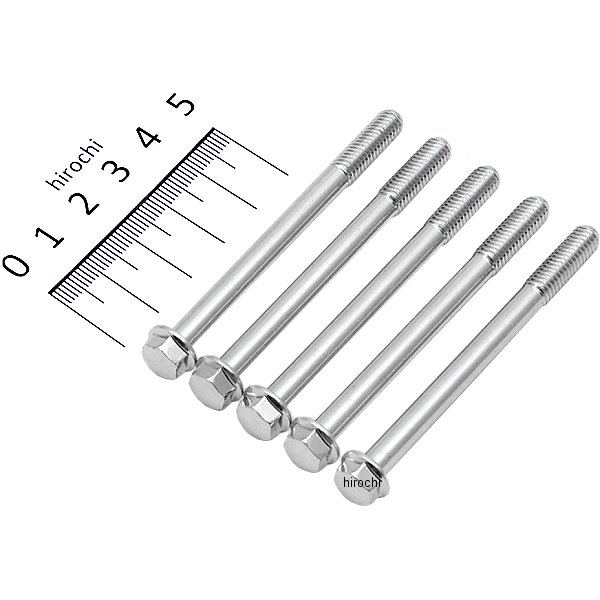 ホンダ純正タイプ フランジ六角ボルト ユニクロ M6x70 P1.0 5本入り