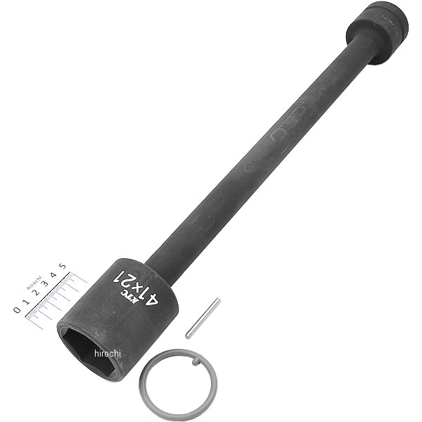 25.4sq インパクトレンチ用ホイールナットロングコンビソケット(薄肉) 41mm/21mm