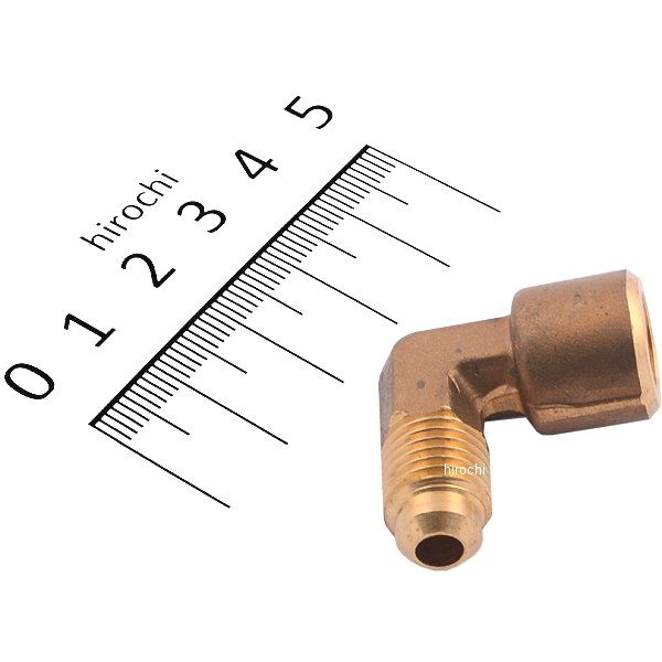NPT1/8"xF1/4" フレアーエルボ