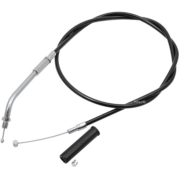 スロットルケーブル(引き) 84年-95年 XL/ソフテイル 黒 1035mm