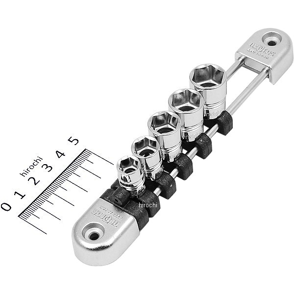 nepros 6.3sq ソケットセット6角 (5コ組)
