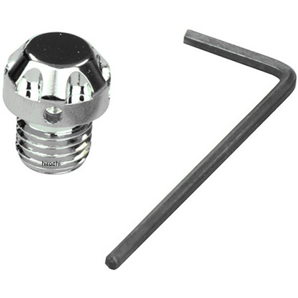 ミラーホールカバーキャップ NASAタイプ 1個入り 10mm正ネジ クローム